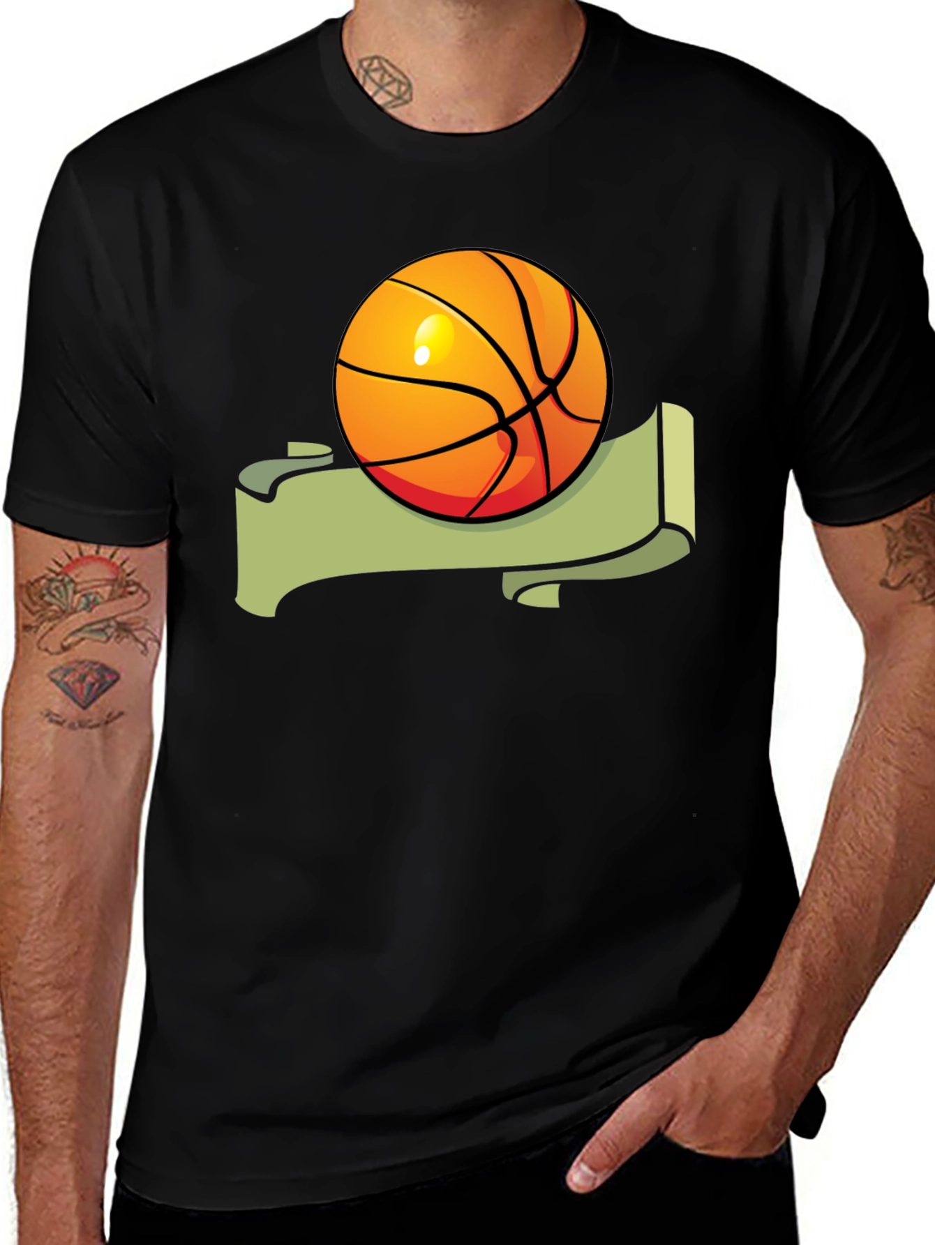 Basketball Graphic Tee - Casual Wear