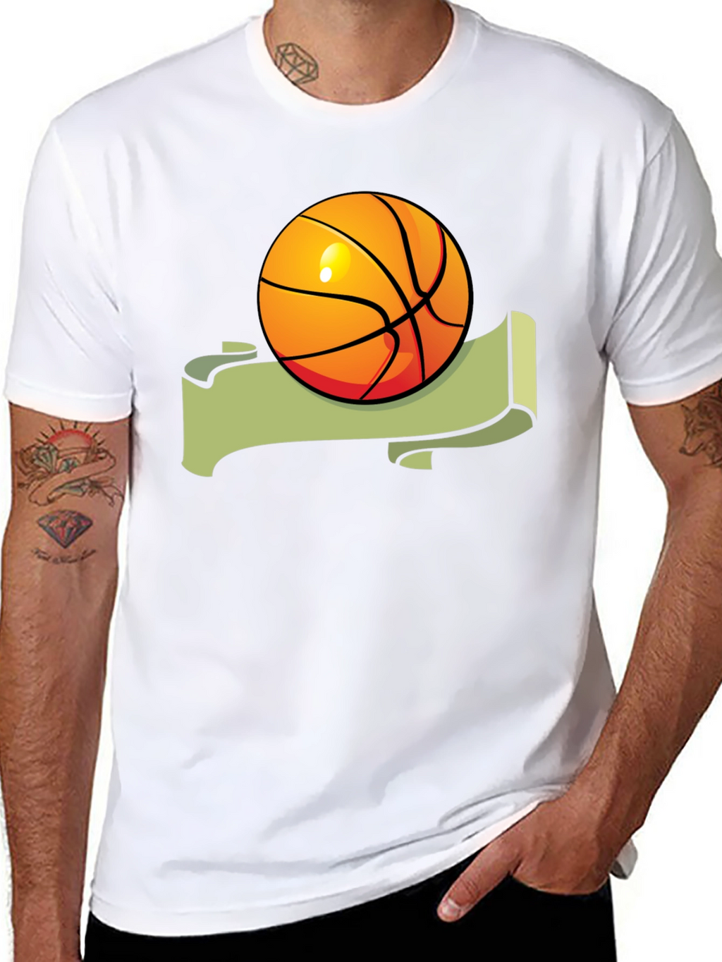 Basketball Graphic Tee - Casual Wear