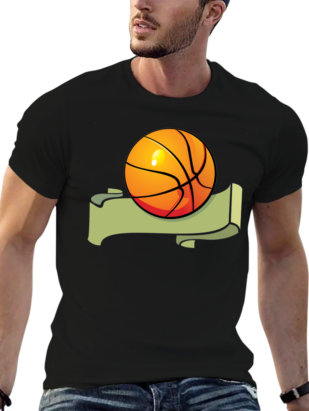 Basketball Graphic Tee - Casual Wear