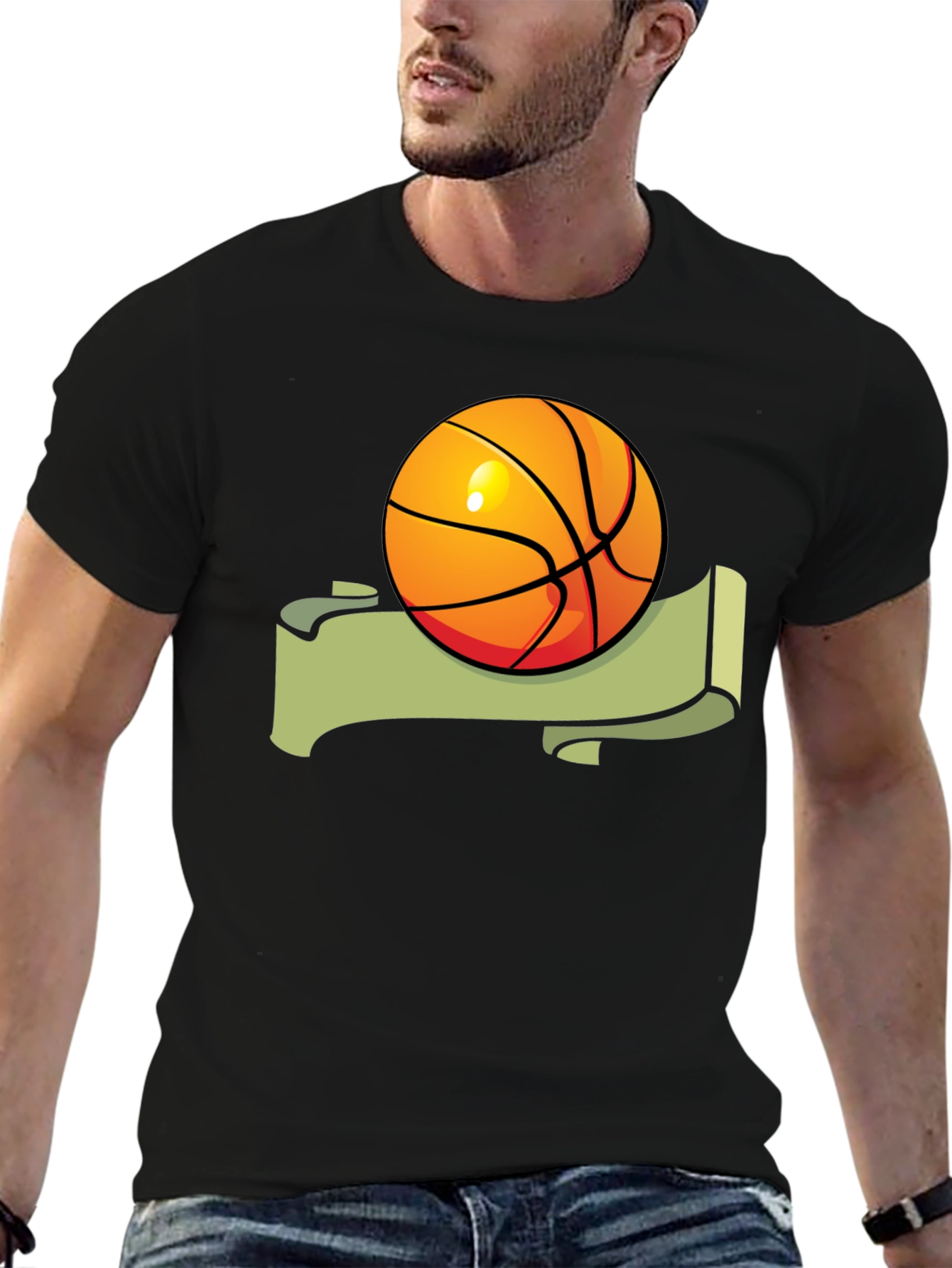Basketball Graphic Tee - Casual Wear
