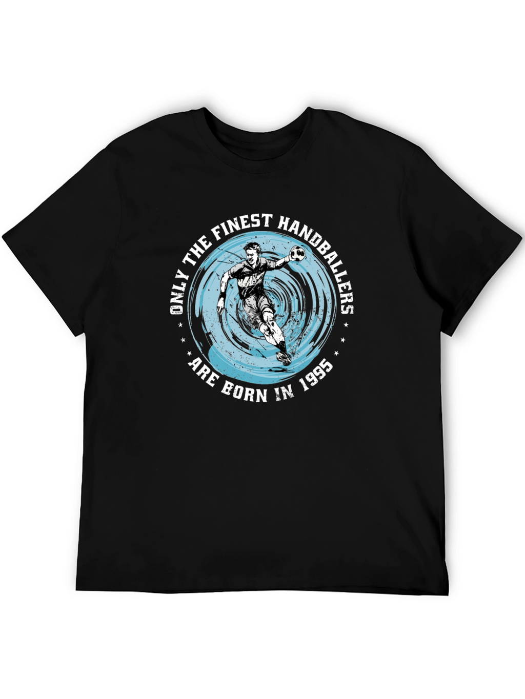 Handballer Born in 1995 Black T-Shirt