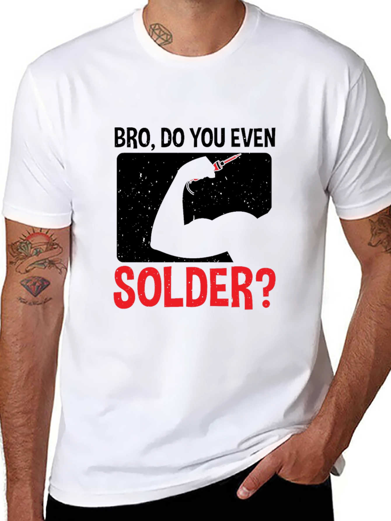 Bro Do You Even Solder? Graphic T-Shirt