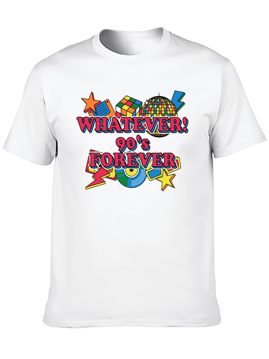 Retro 90s Forever Black T-Shirt
