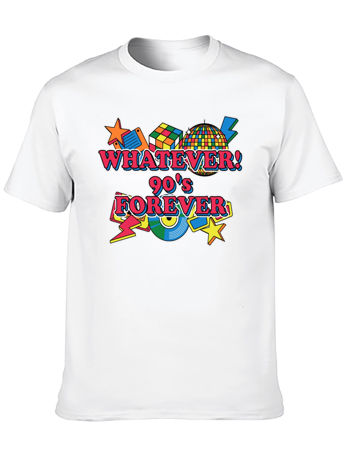 Retro 90s Forever Black T-Shirt
