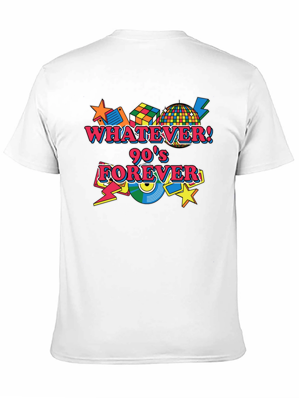 Retro 90s Forever Black T-Shirt