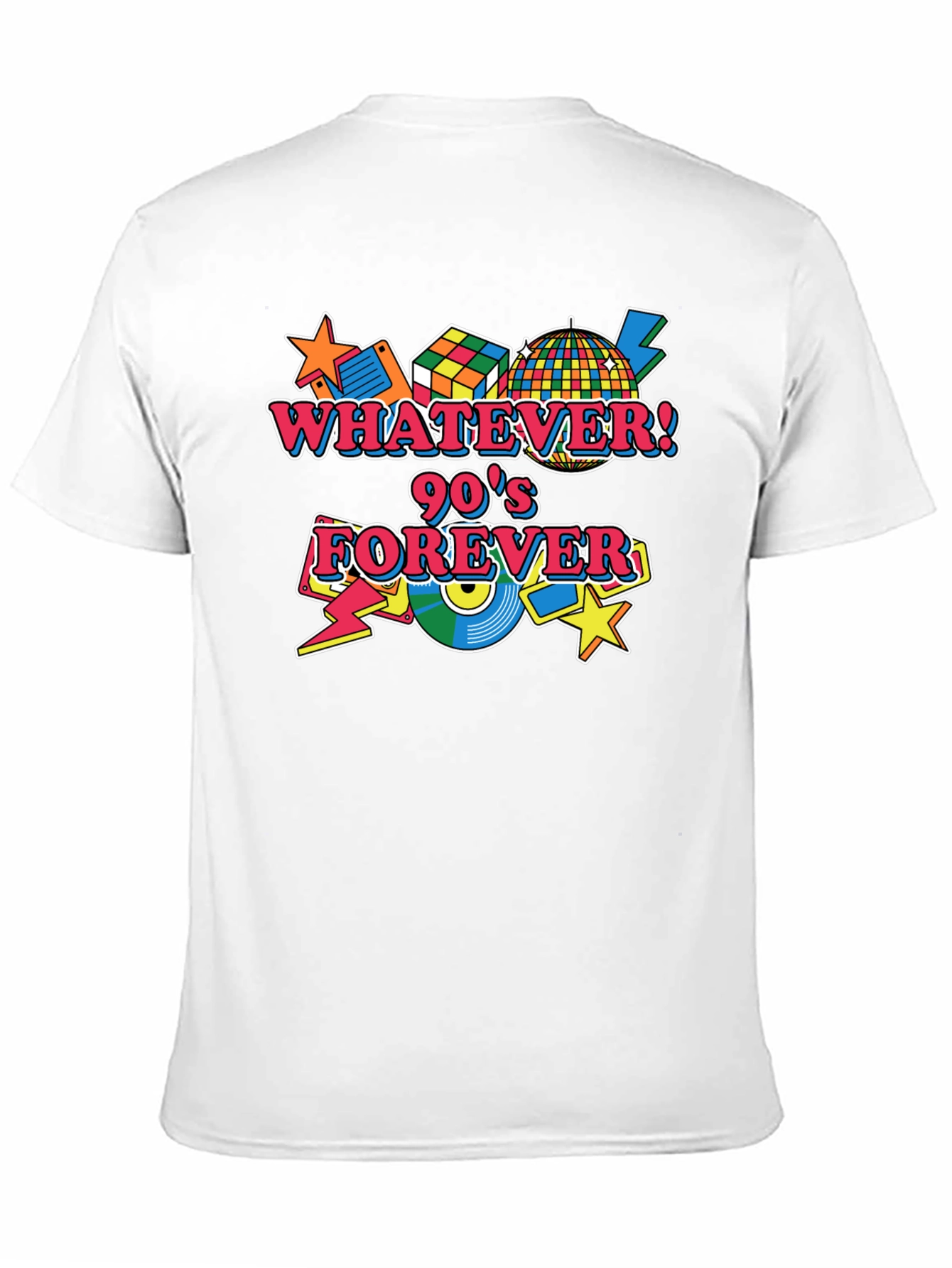 Retro 90s Forever Black T-Shirt
