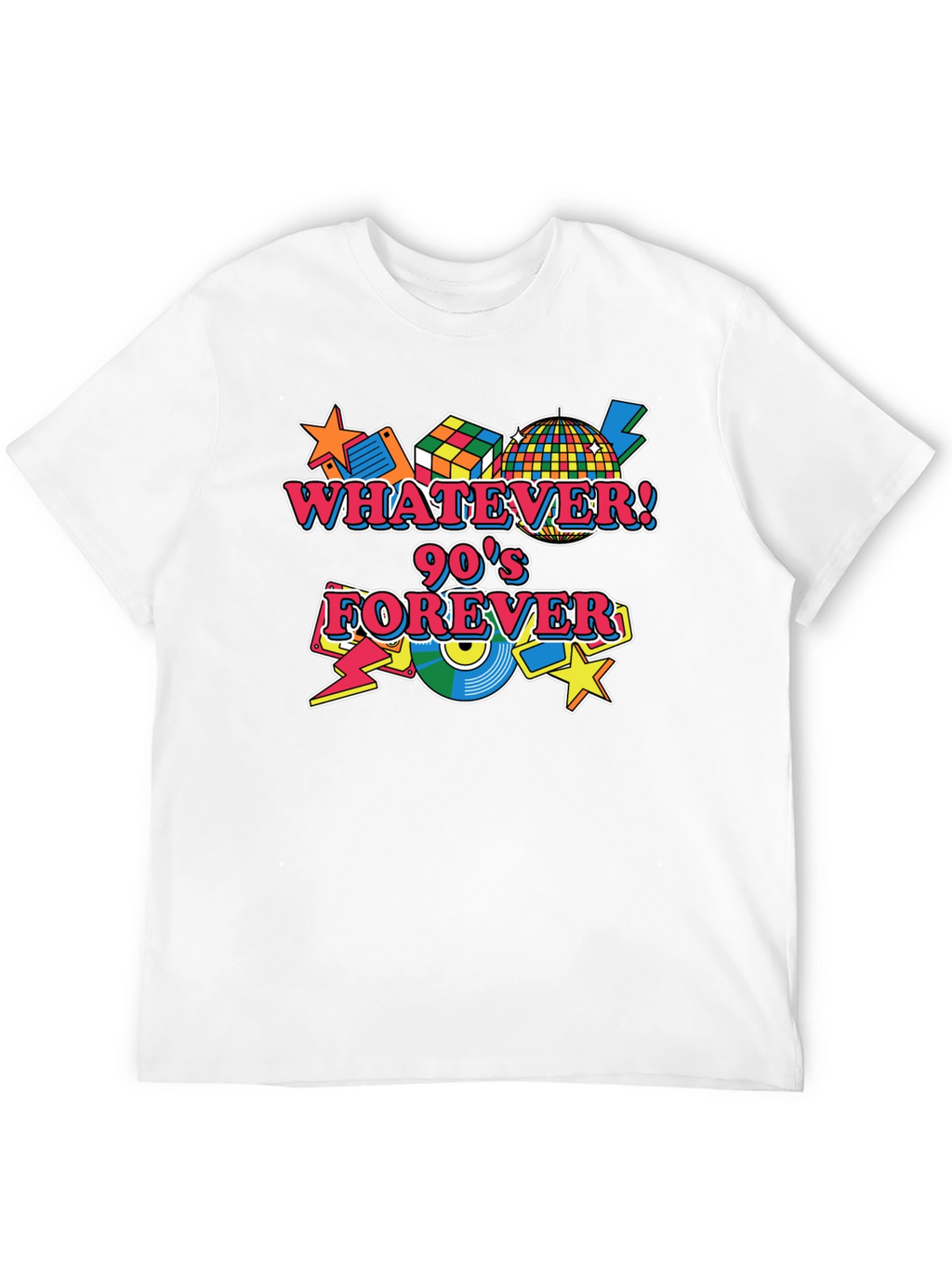 Retro 90s Forever Black T-Shirt