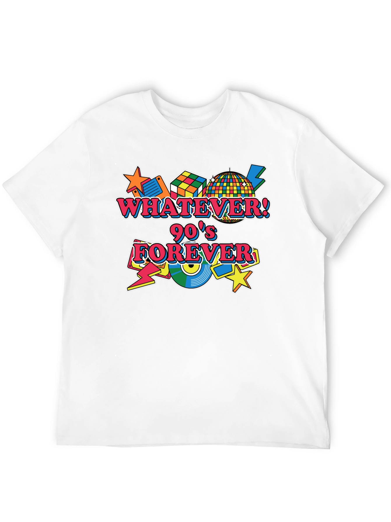 Retro 90s Forever Black T-Shirt