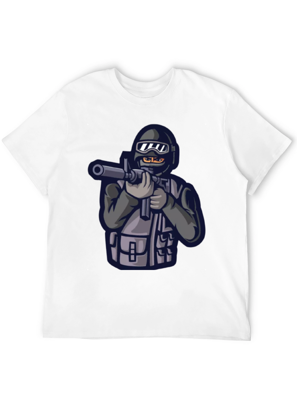 SWAT Team Graphic Black T-Shirt