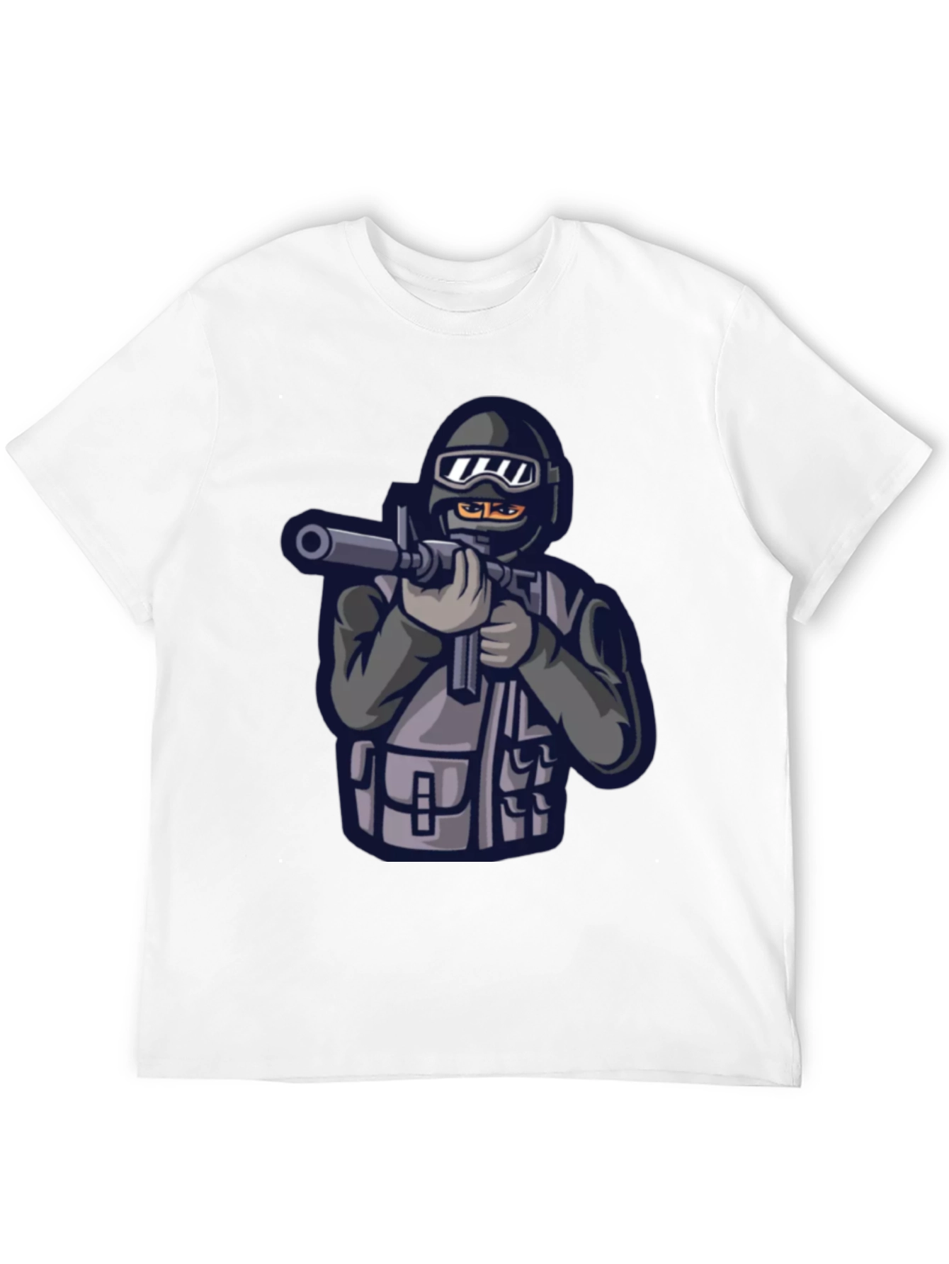 SWAT Team Graphic Black T-Shirt