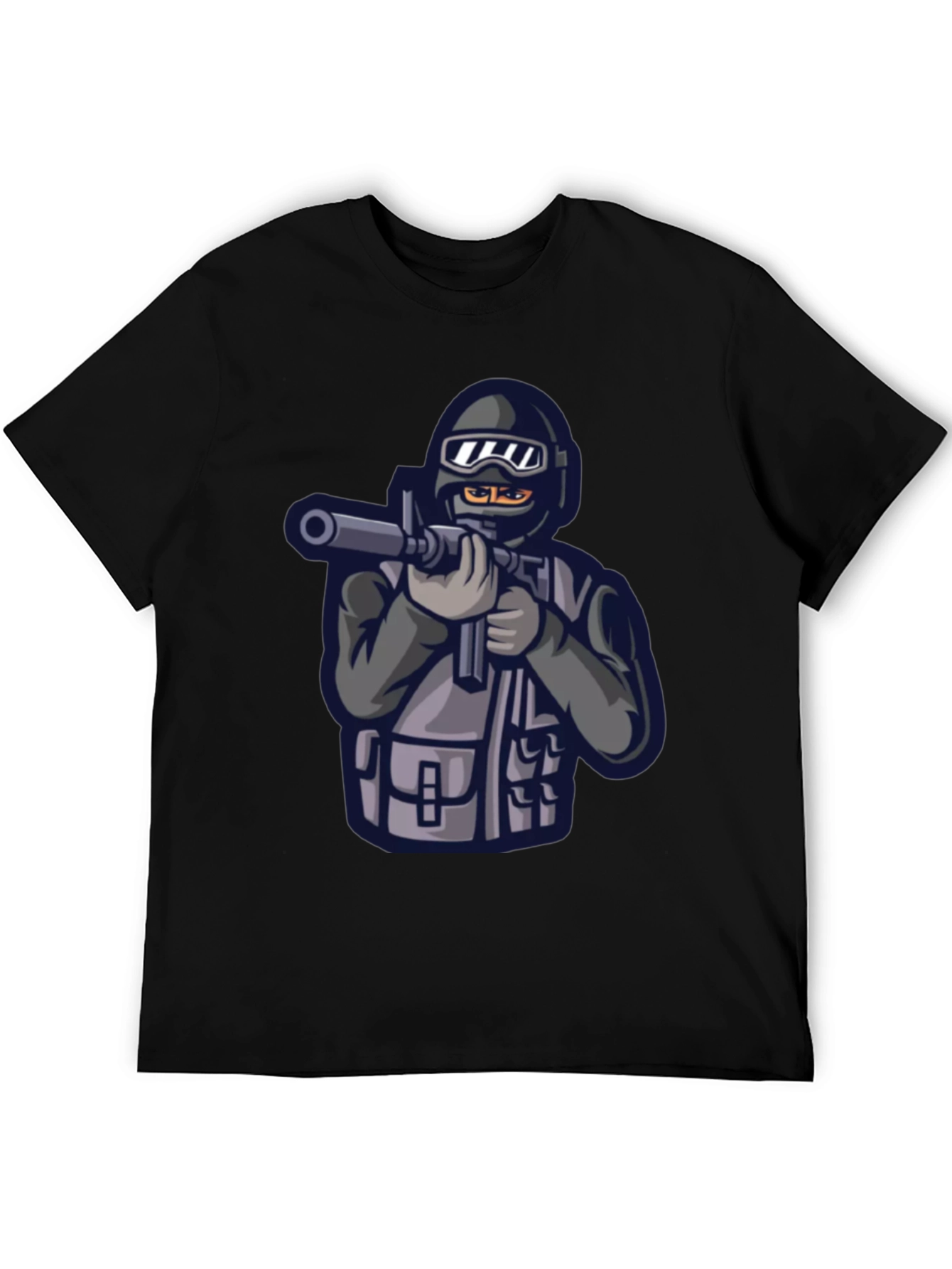 SWAT Team Graphic Black T-Shirt