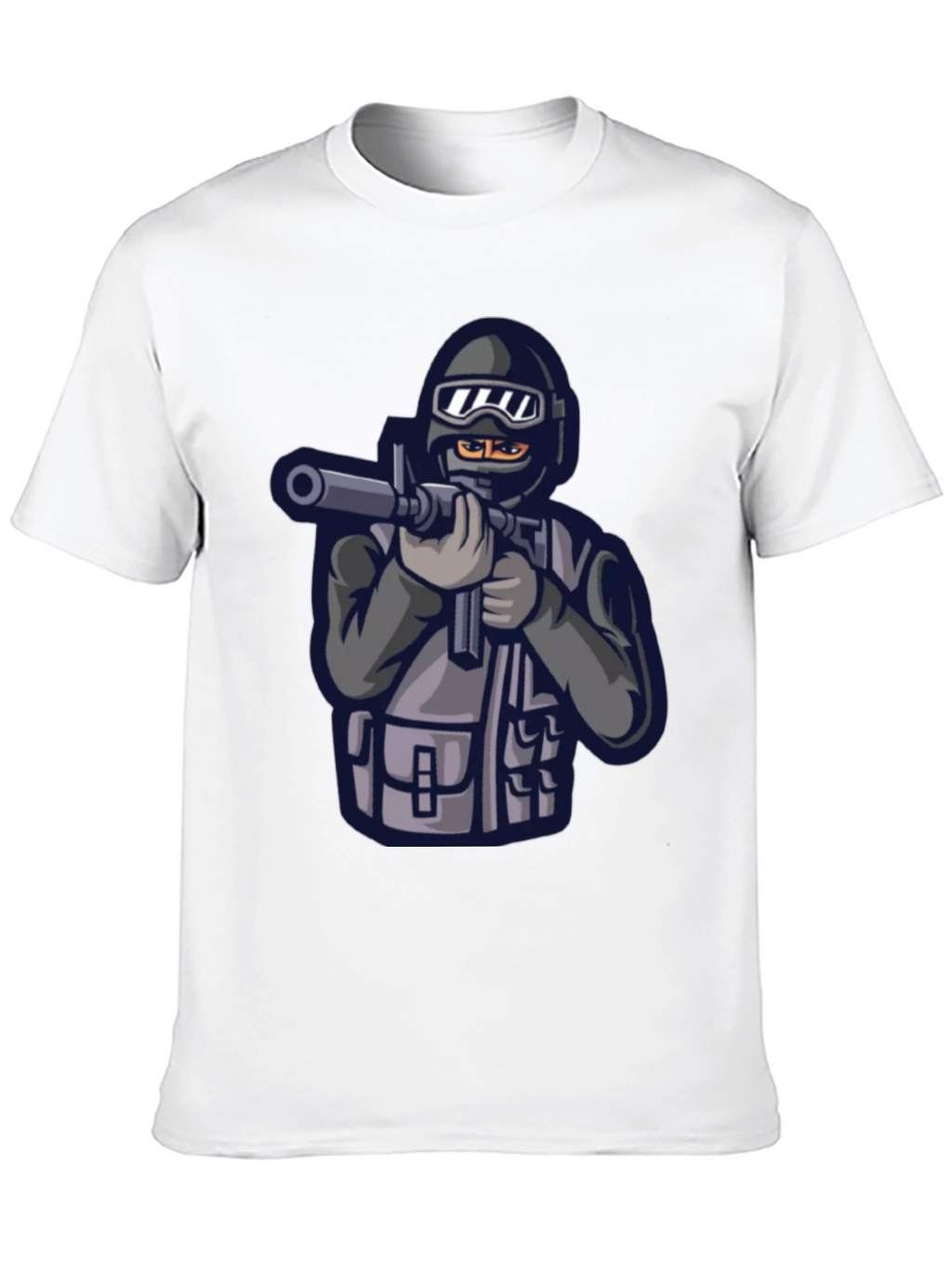 SWAT Team Graphic Black T-Shirt