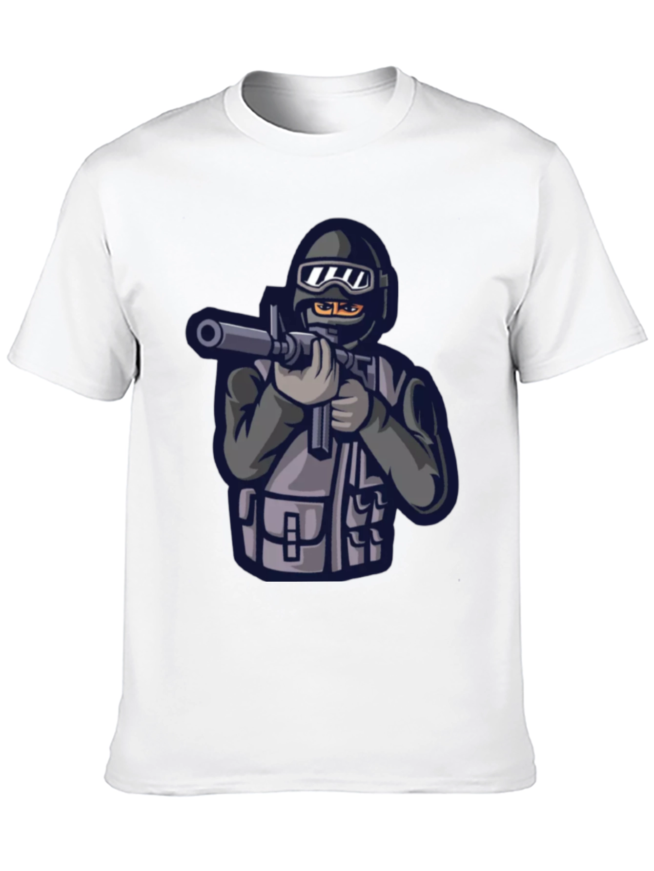 SWAT Team Graphic Black T-Shirt