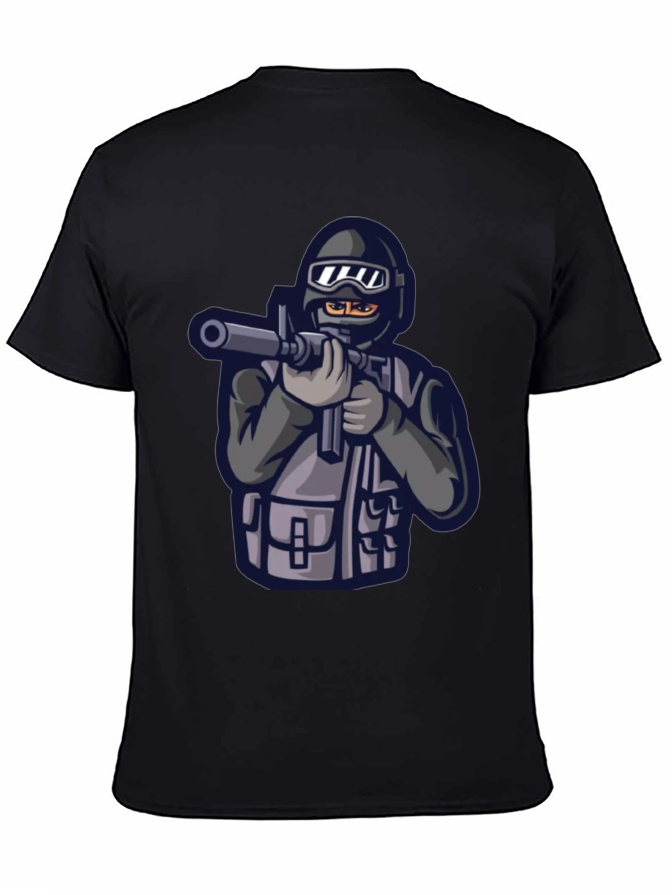 SWAT Team Graphic Black T-Shirt
