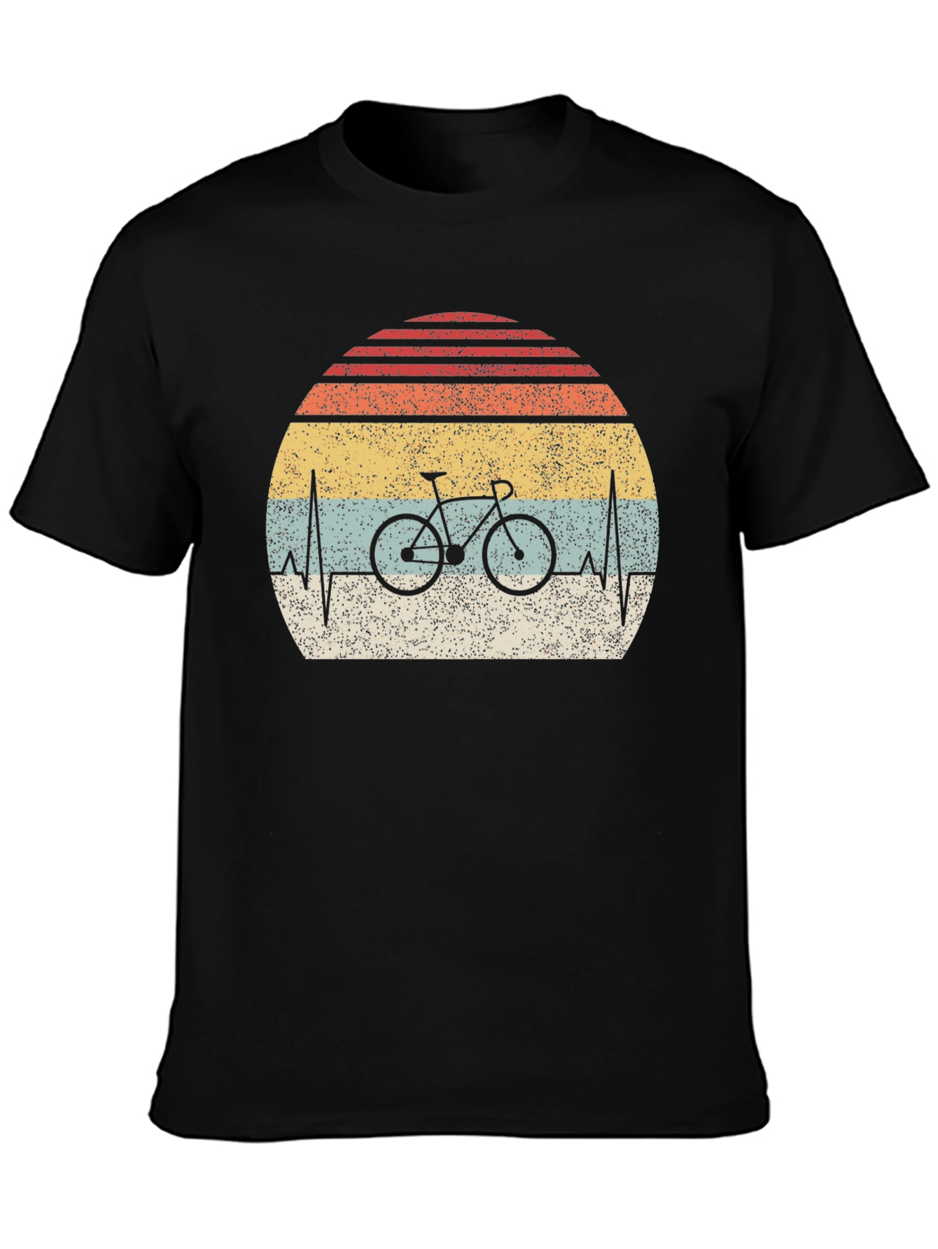 Retro Bicycle Heartbeat T-Shirt