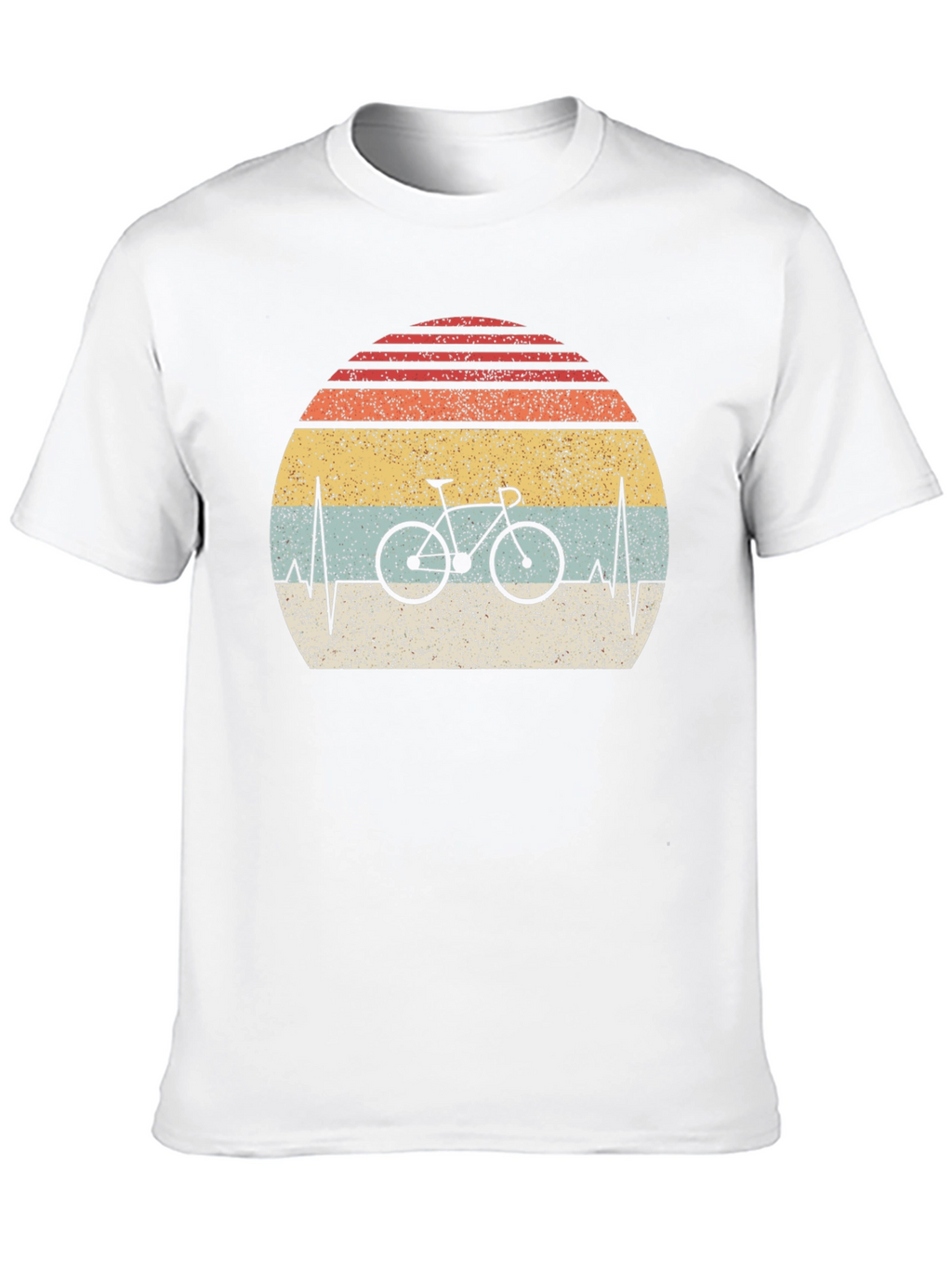 Retro Bicycle Heartbeat T-Shirt