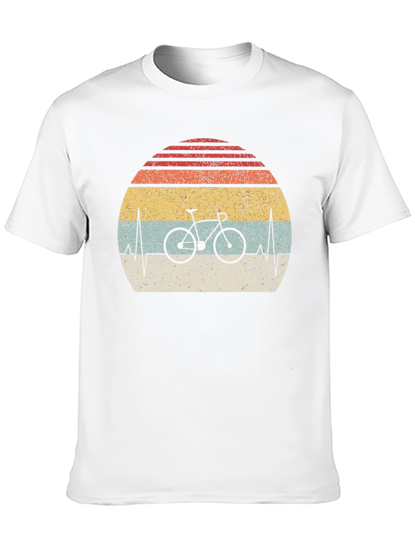 Retro Bicycle Heartbeat T-Shirt