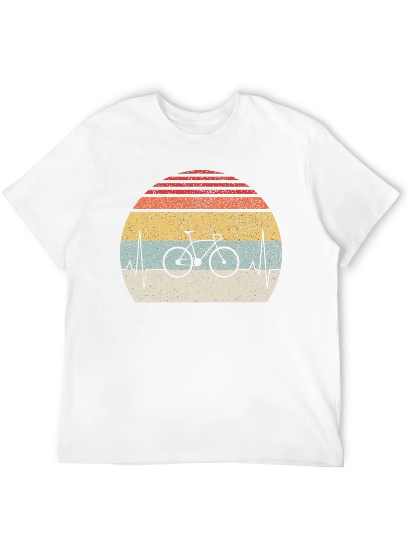 Retro Bicycle Heartbeat T-Shirt