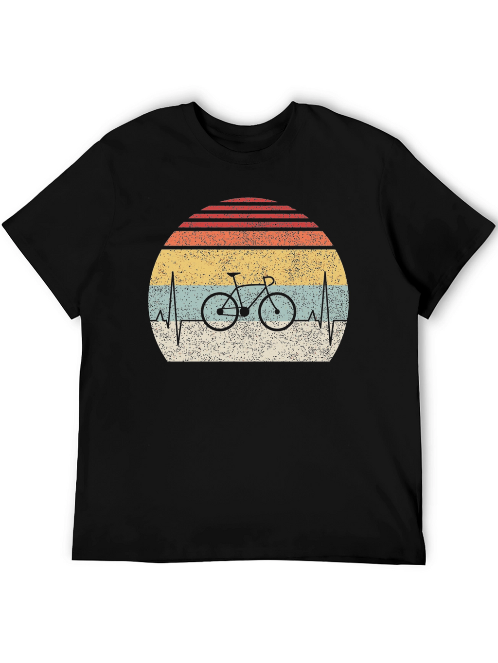 Retro Bicycle Heartbeat T-Shirt