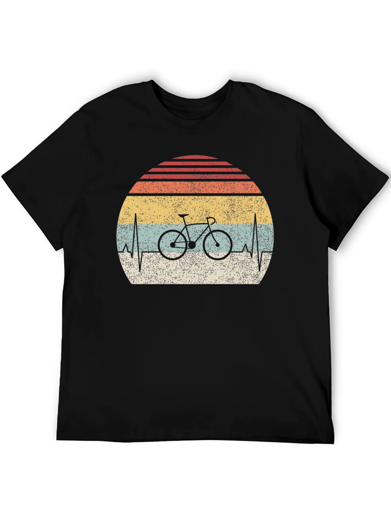 Retro Bicycle Heartbeat T-Shirt