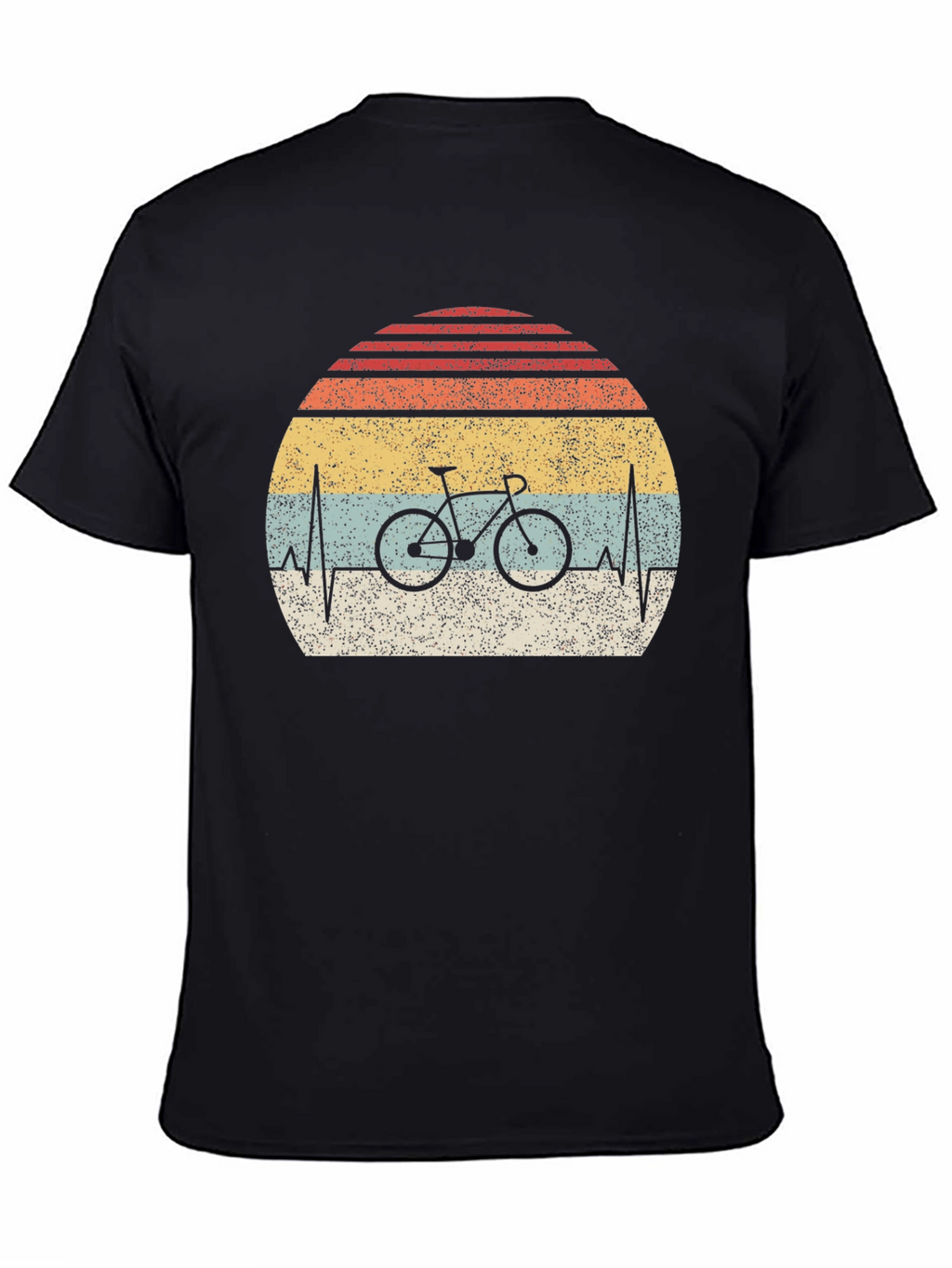 Retro Bicycle Heartbeat T-Shirt