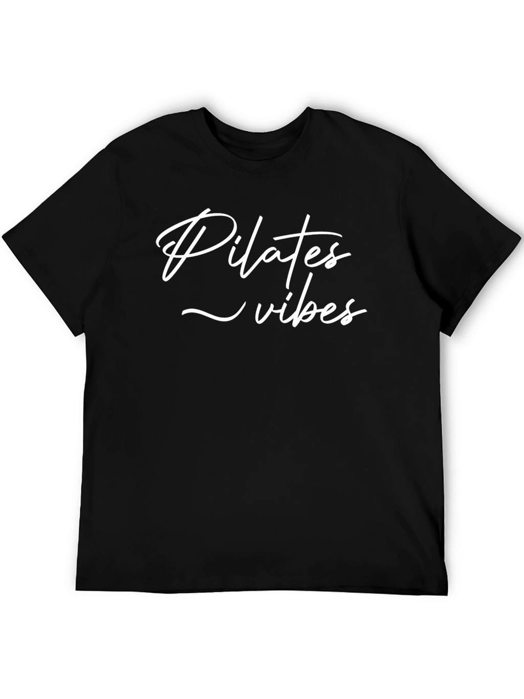 Pilates Vibes Black T-Shirt