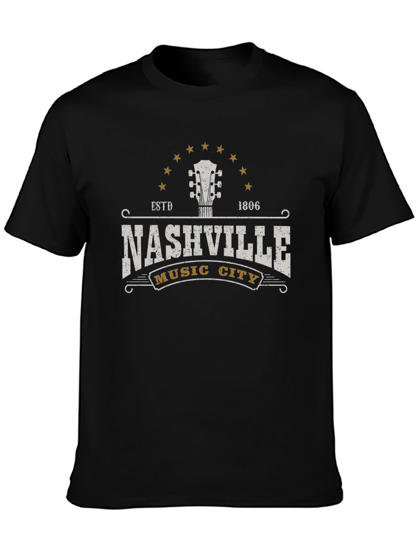 Nashville Music City Graphic T-Shirt