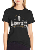 Nashville Music City Graphic T-Shirt