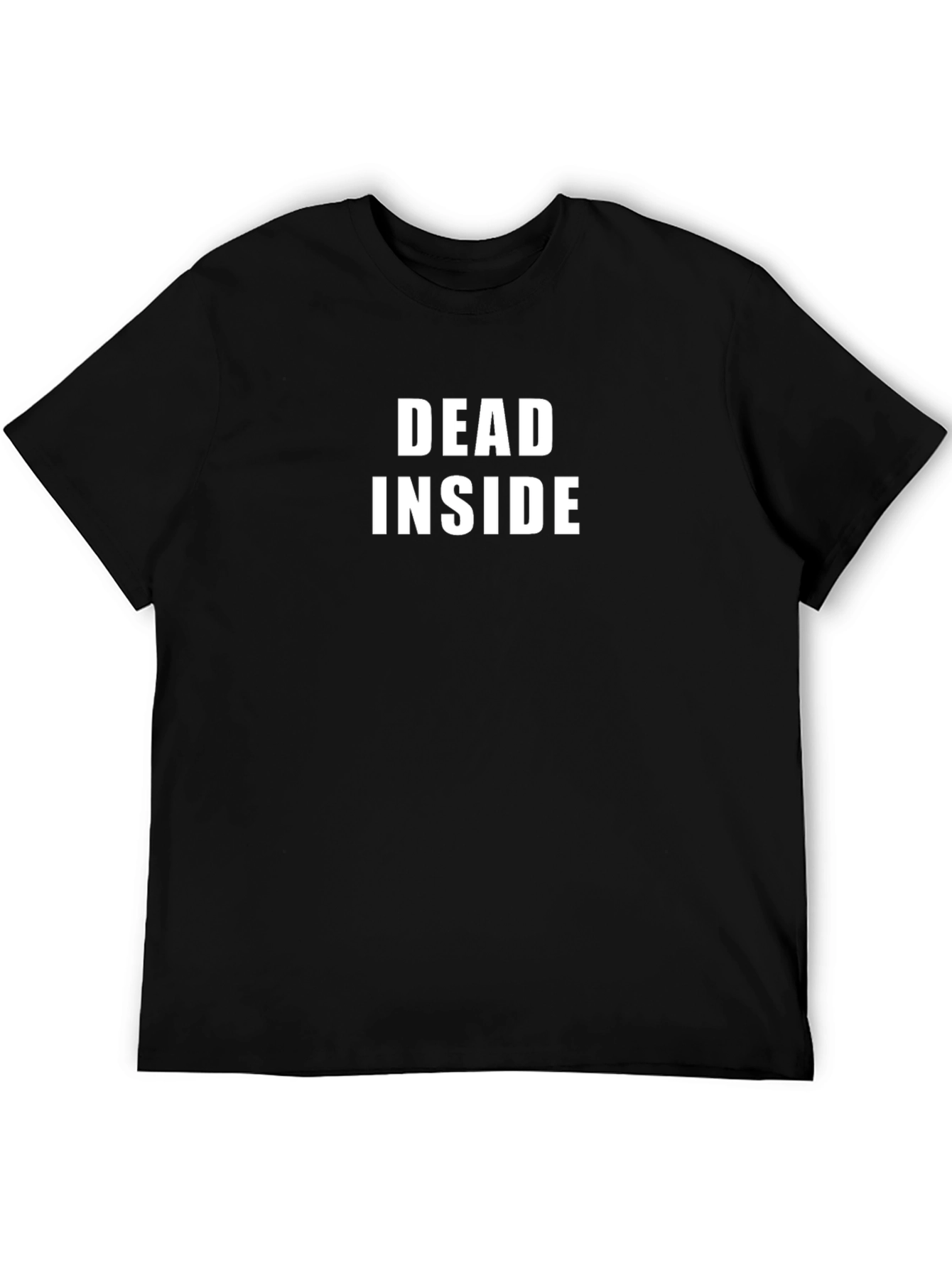 Dead Inside Black T-Shirt Graphic Tee