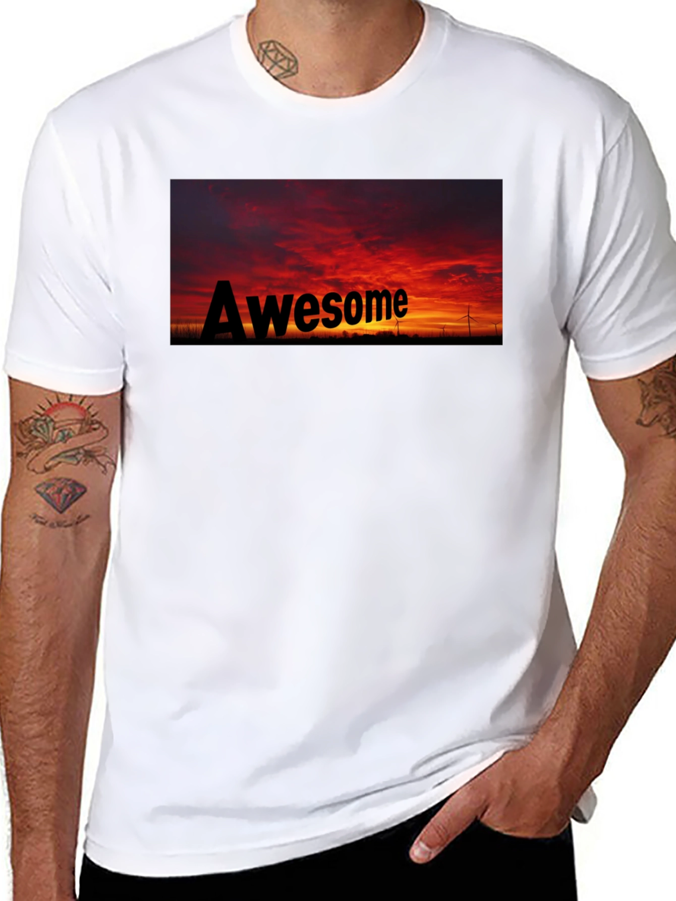 Awesome Sunset Graphic T-Shirt - Trendy & Stylish