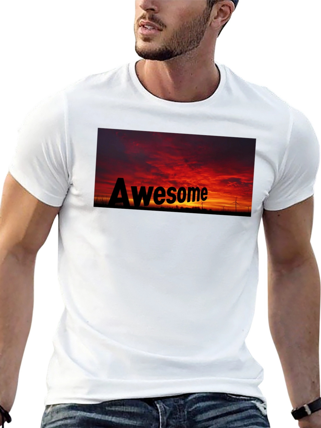 Awesome Sunset Graphic T-Shirt - Trendy & Stylish