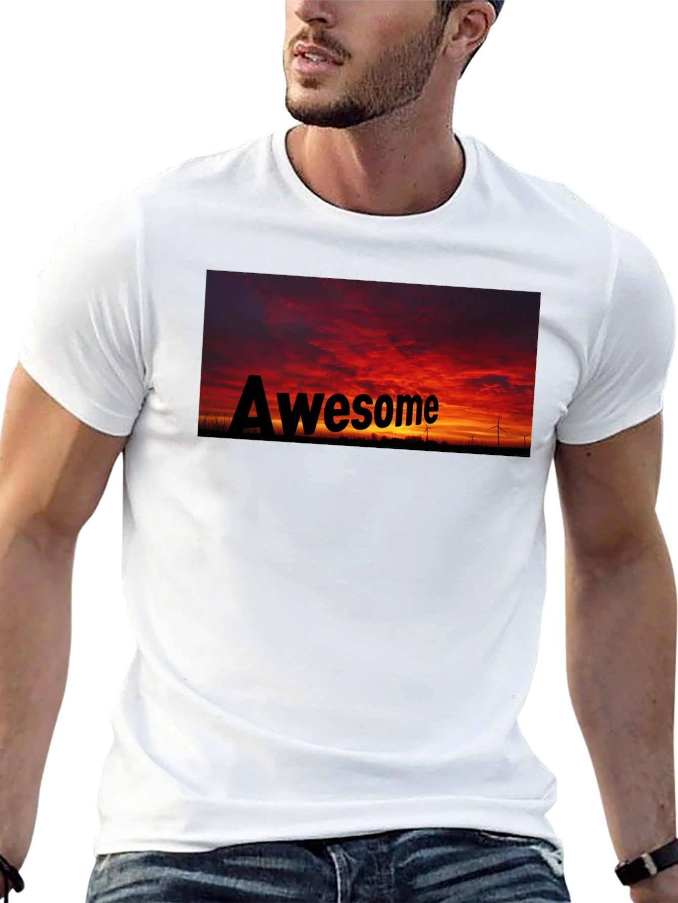Awesome Sunset Graphic T-Shirt - Trendy & Stylish
