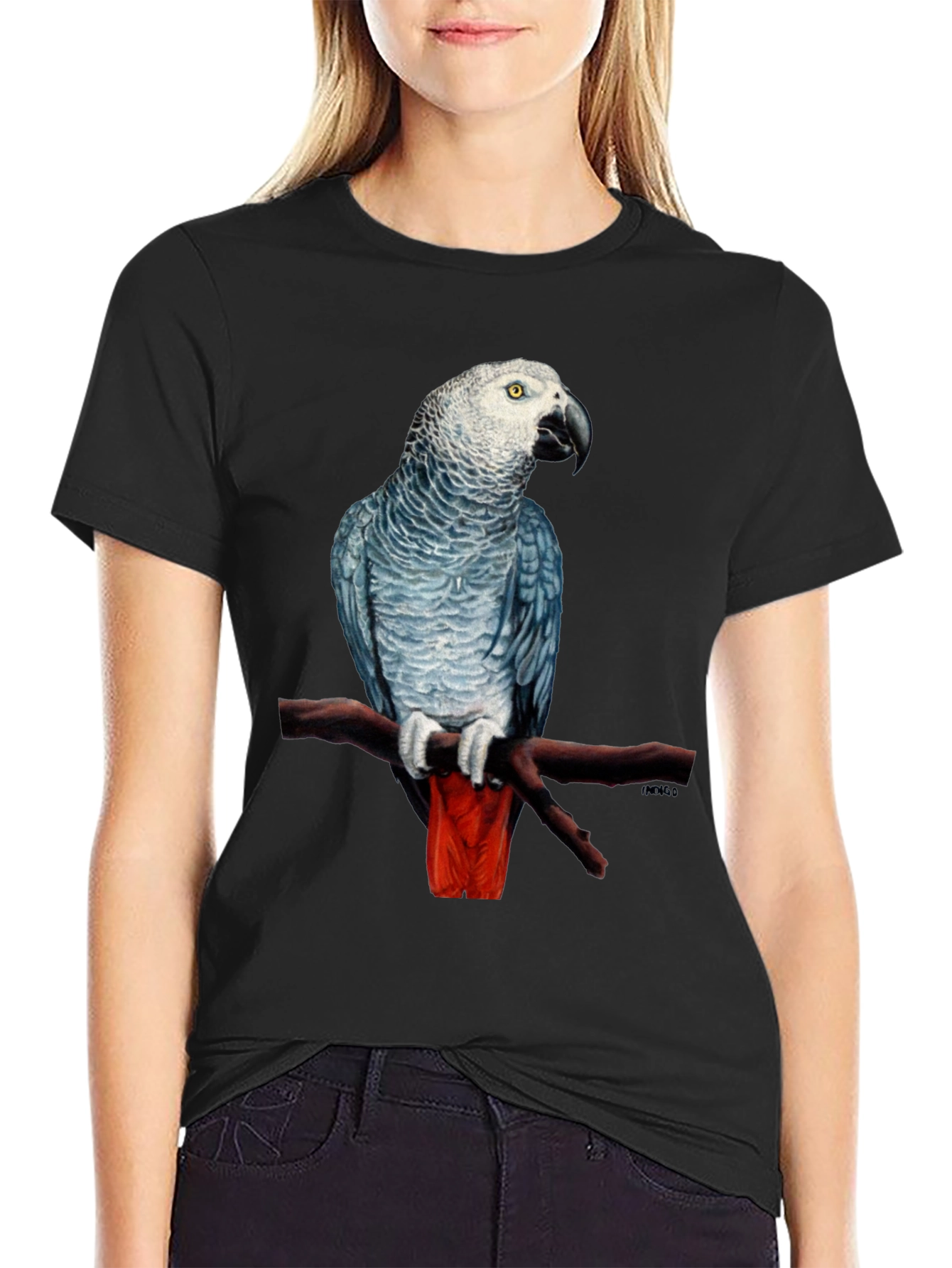 African Grey Parrot T-Shirt