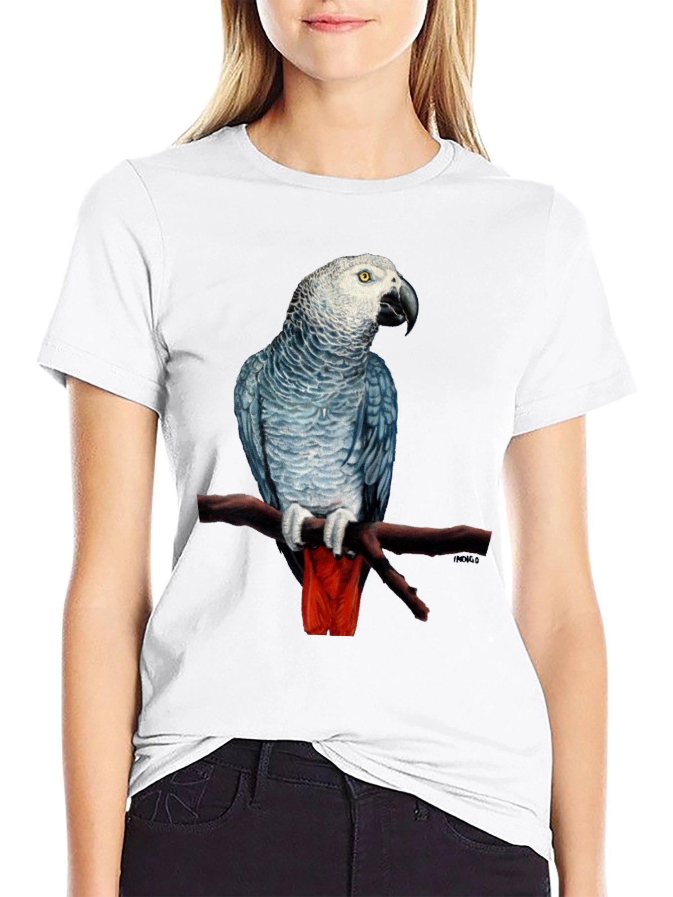 African Grey Parrot T-Shirt