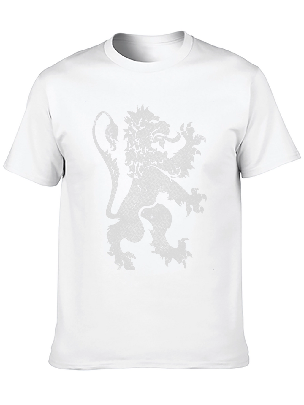 Lion Rampant Graphic Print Tee - Black