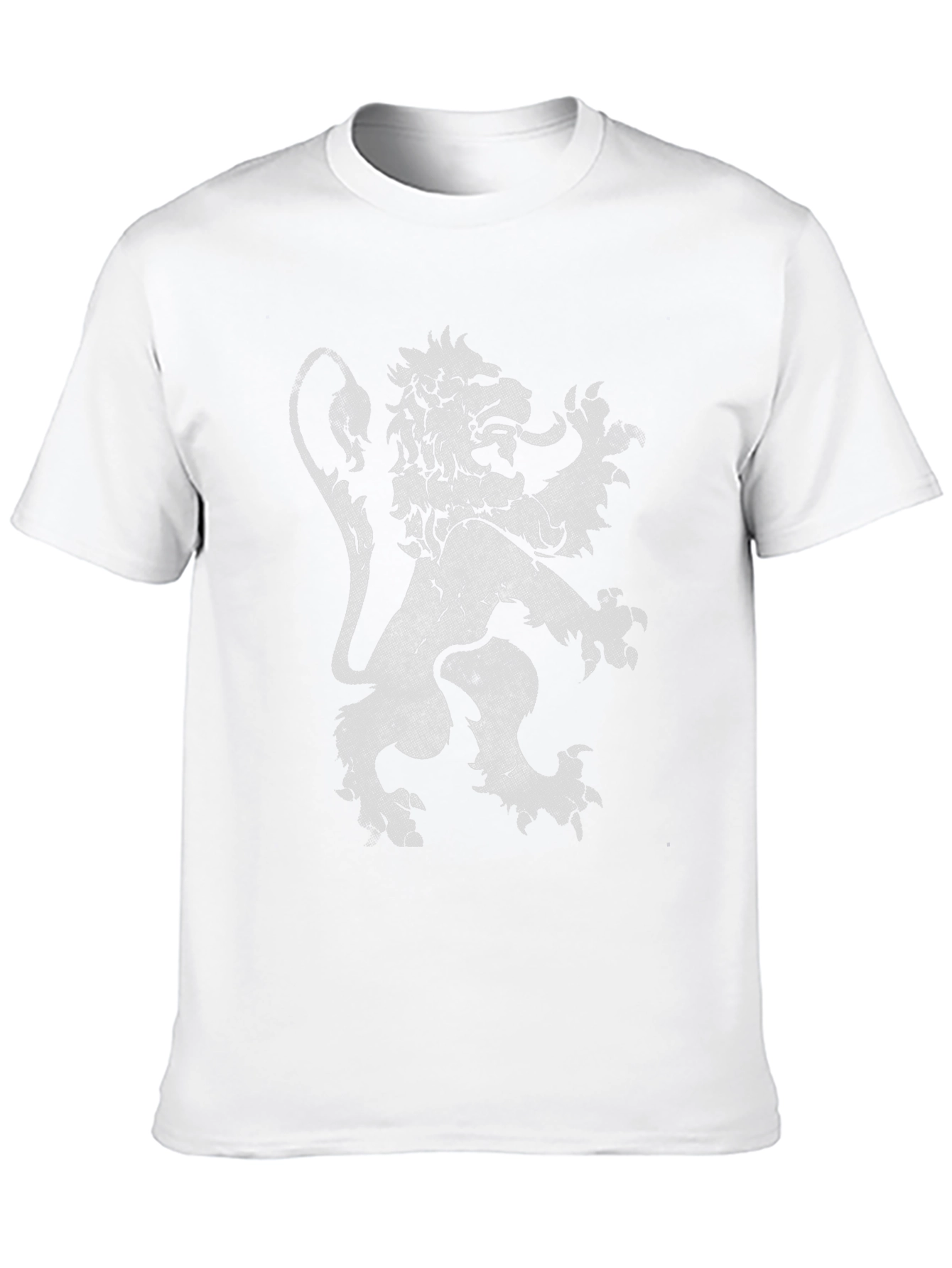 Lion Rampant Graphic Print Tee - Black