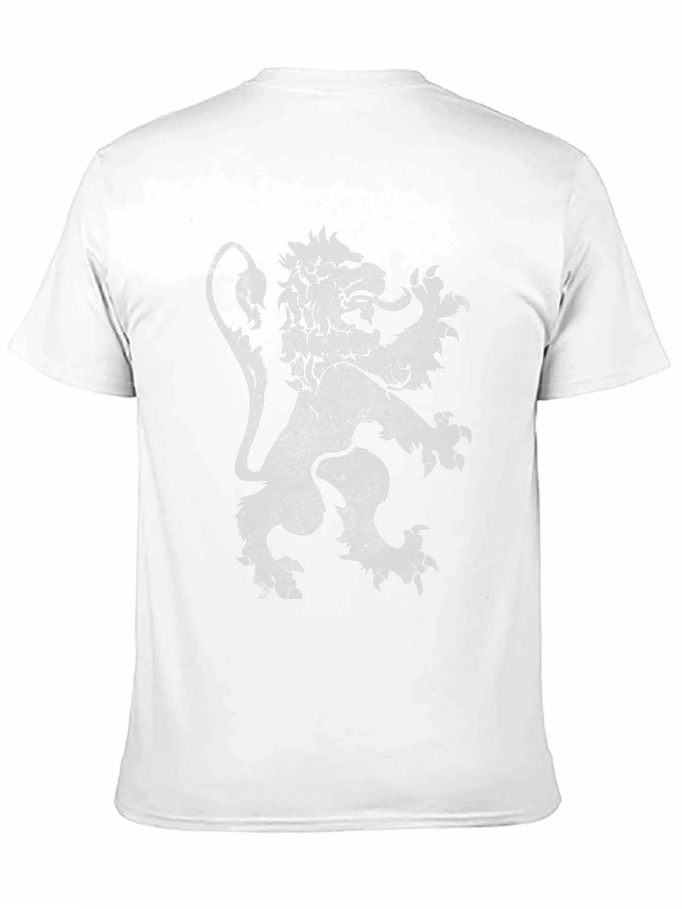 Lion Rampant Graphic Print Tee - Black