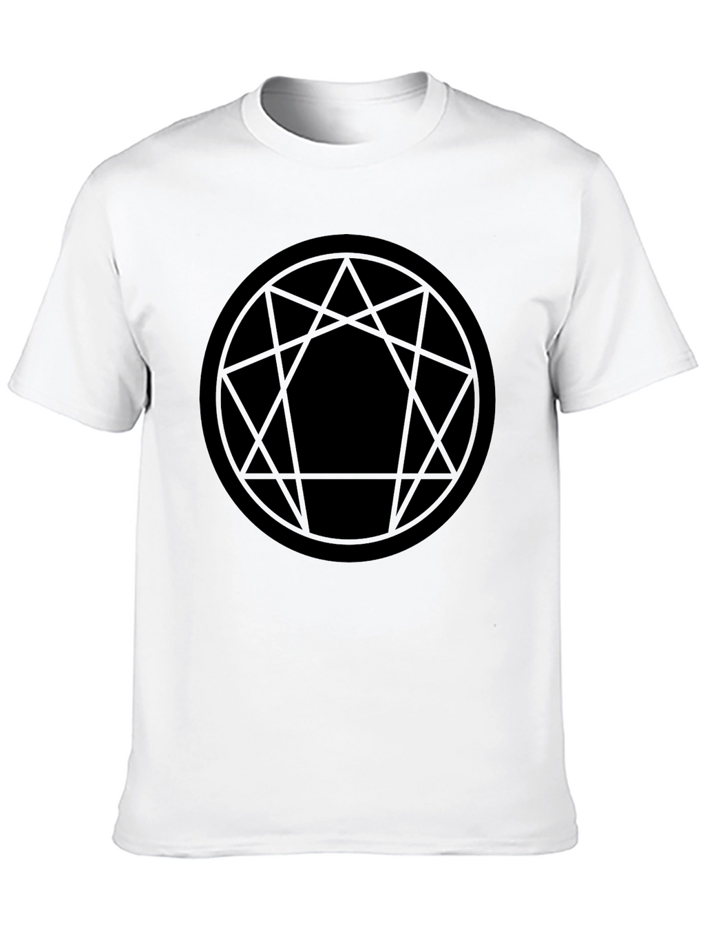 Enneagram Symbol Graphic Tee - Black