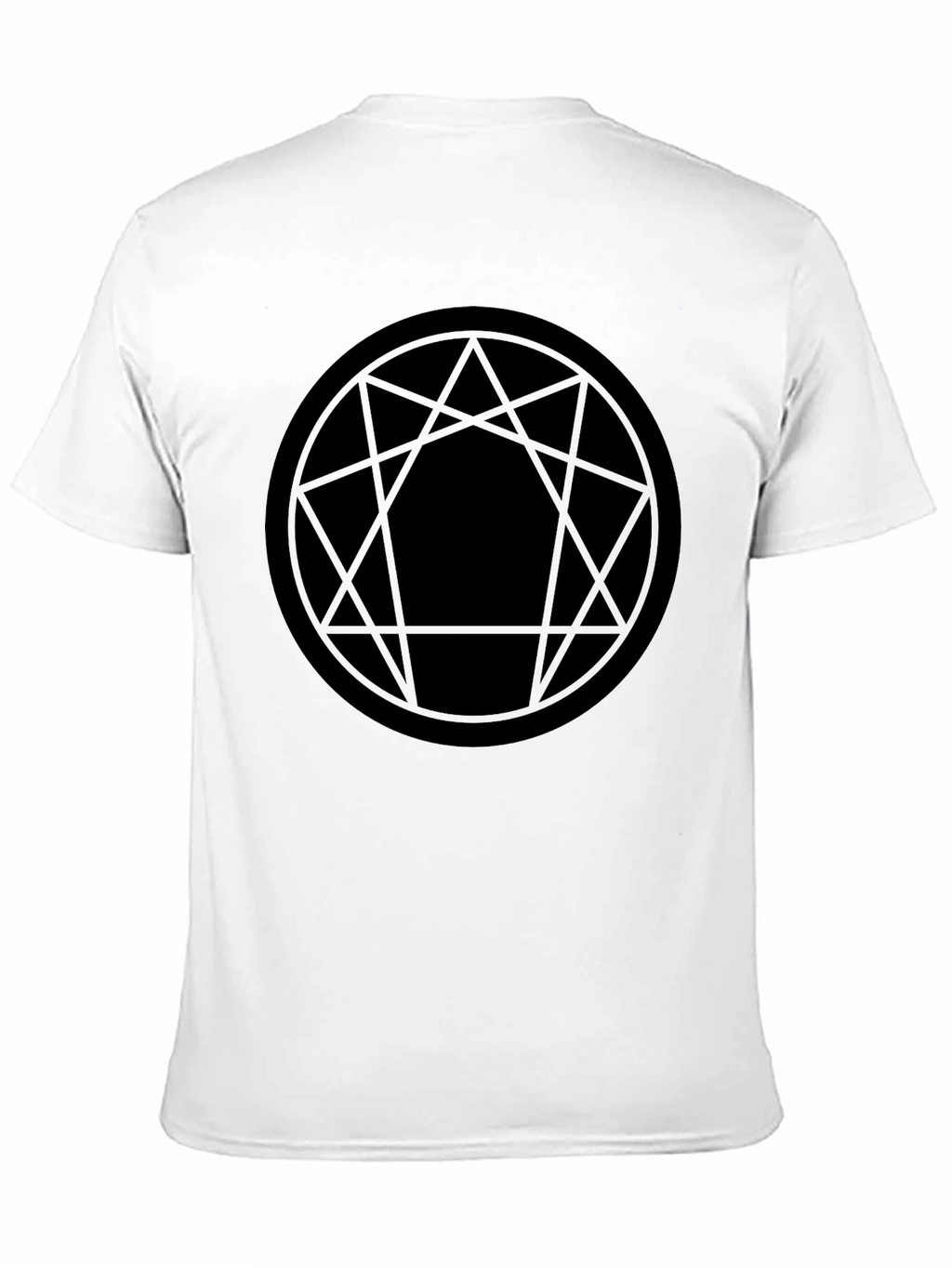 Enneagram Symbol Graphic Tee - Black