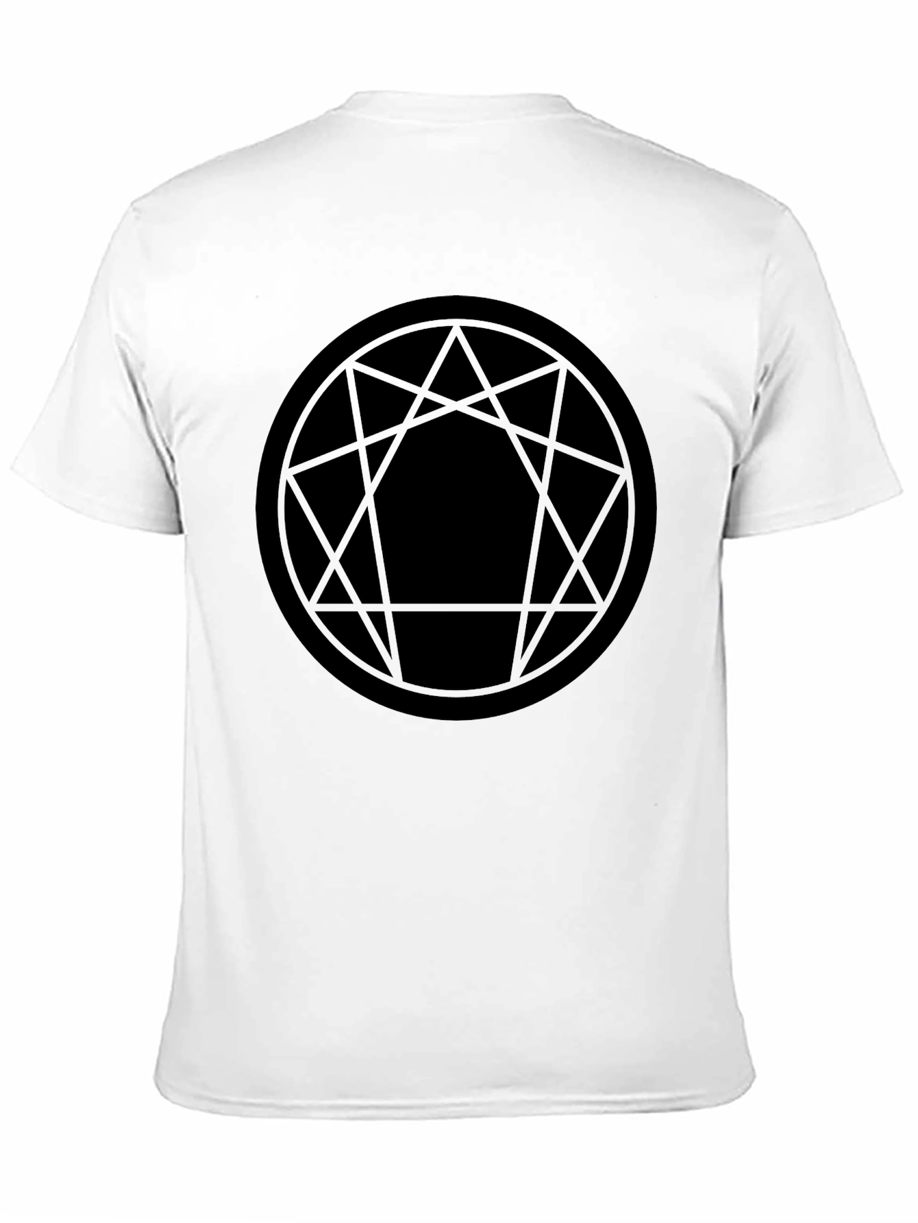 Enneagram Symbol Graphic Tee - Black