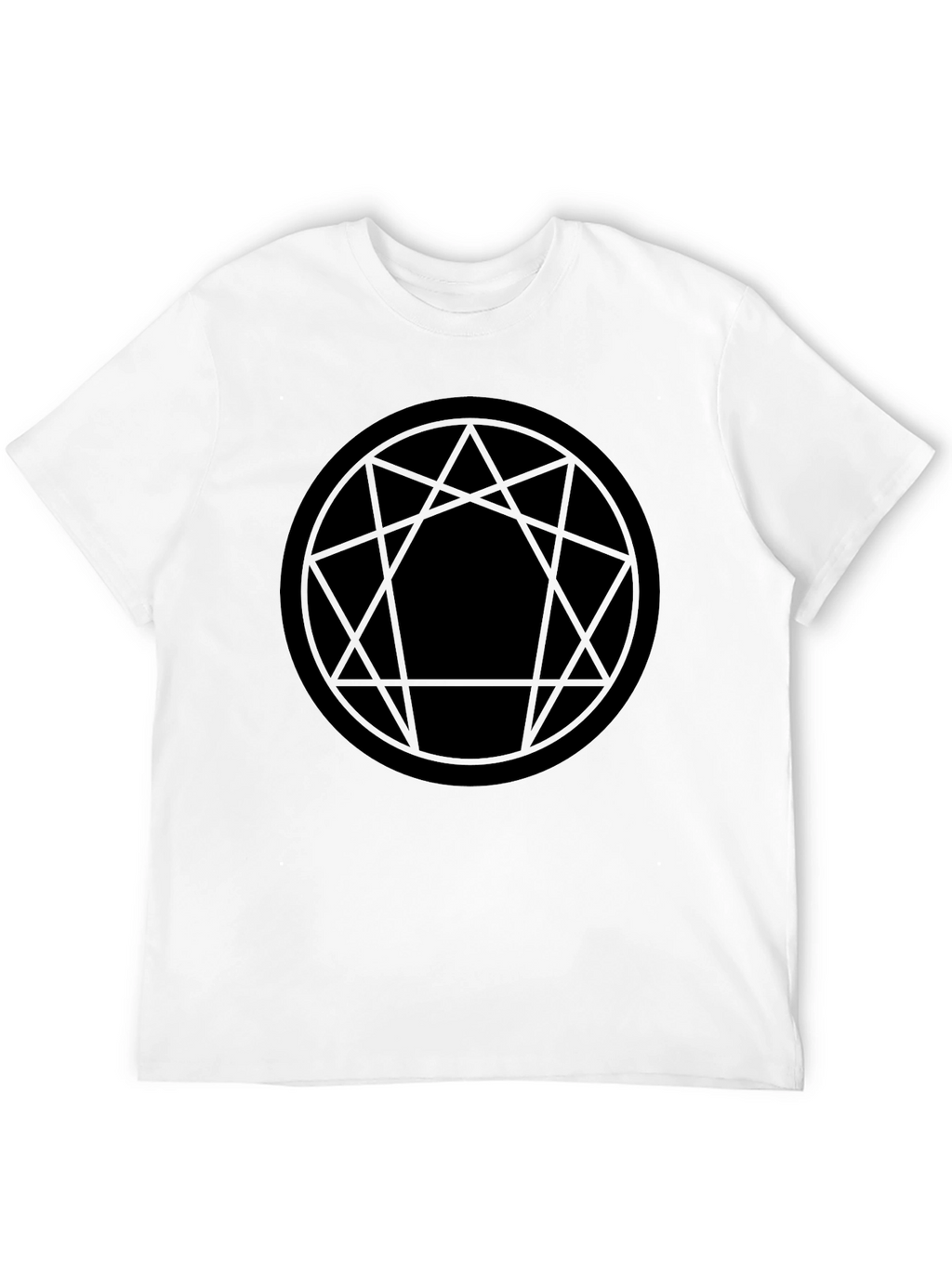 Enneagram Symbol Graphic Tee - Black