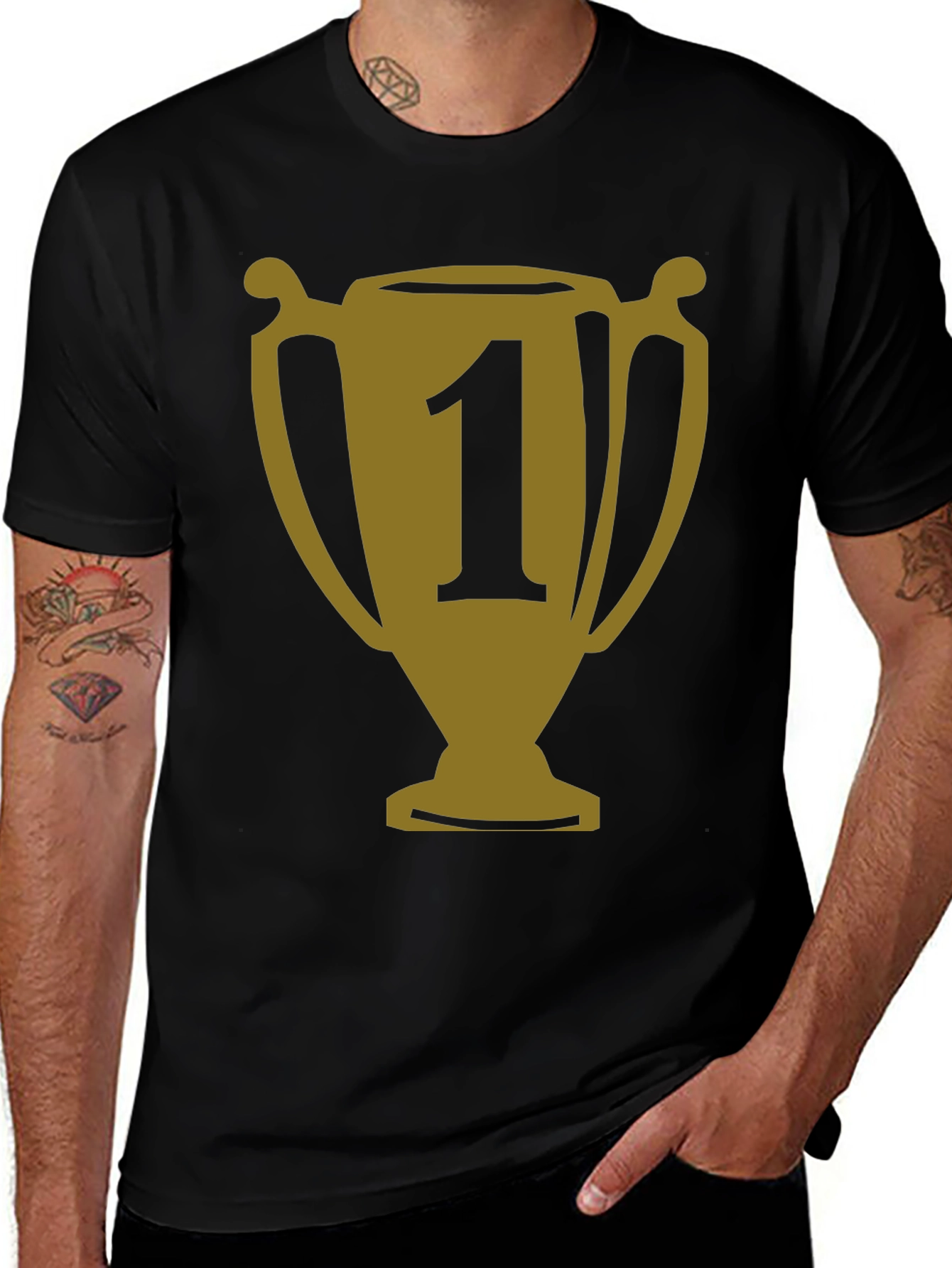 Champion Trophy Graphic Tee - Black