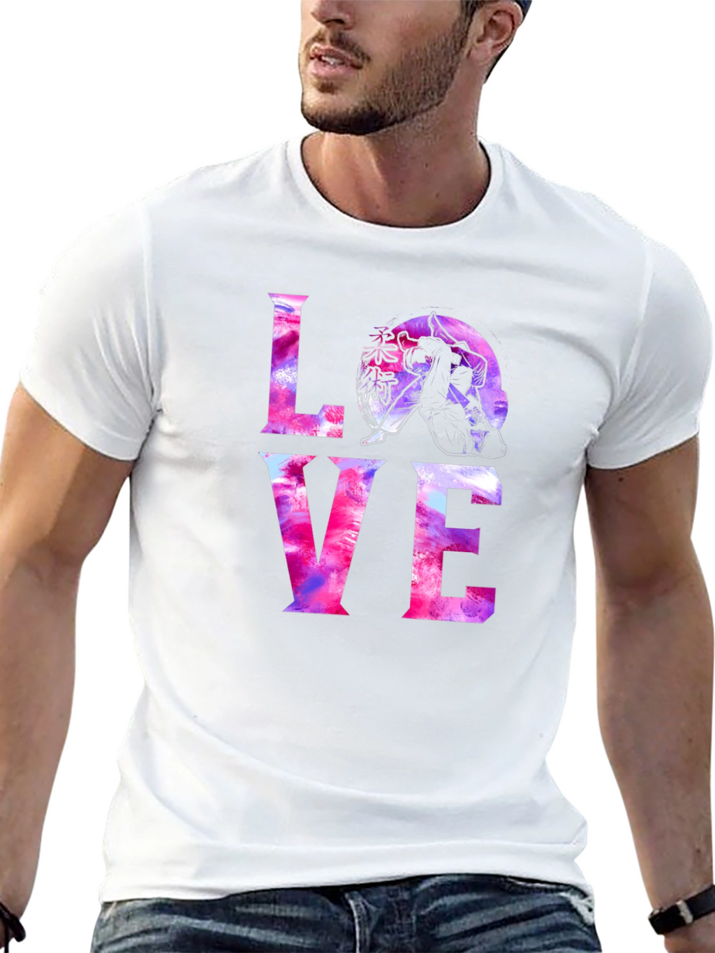 Love Jiu Jitsu Graphic Tee - Black