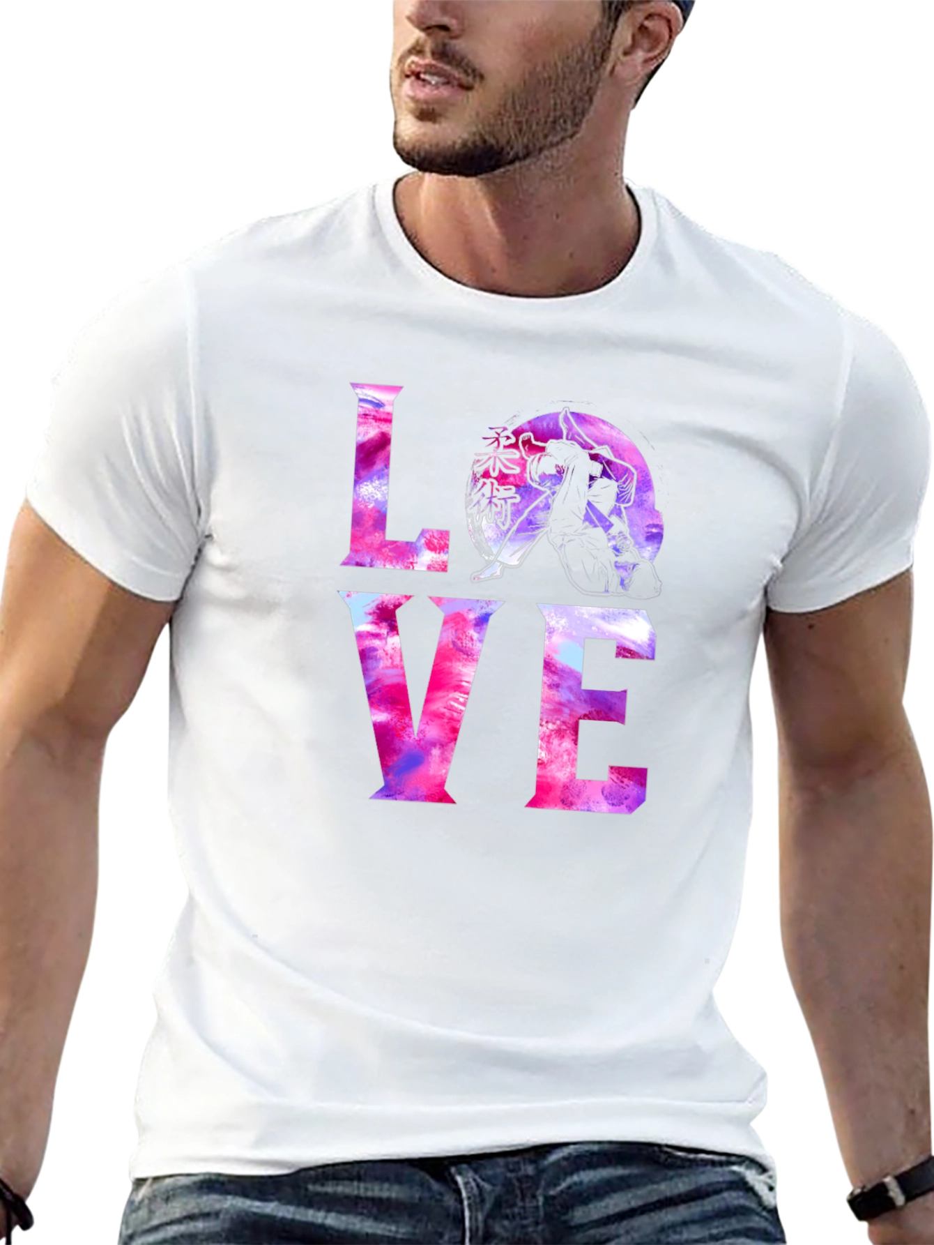 Love Jiu Jitsu Graphic Tee - Black