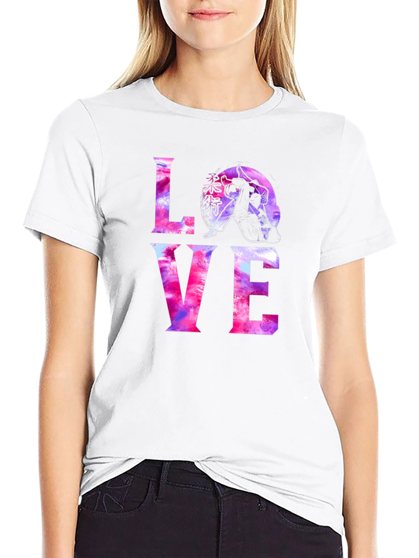 Love Jiu Jitsu Graphic Tee - Black