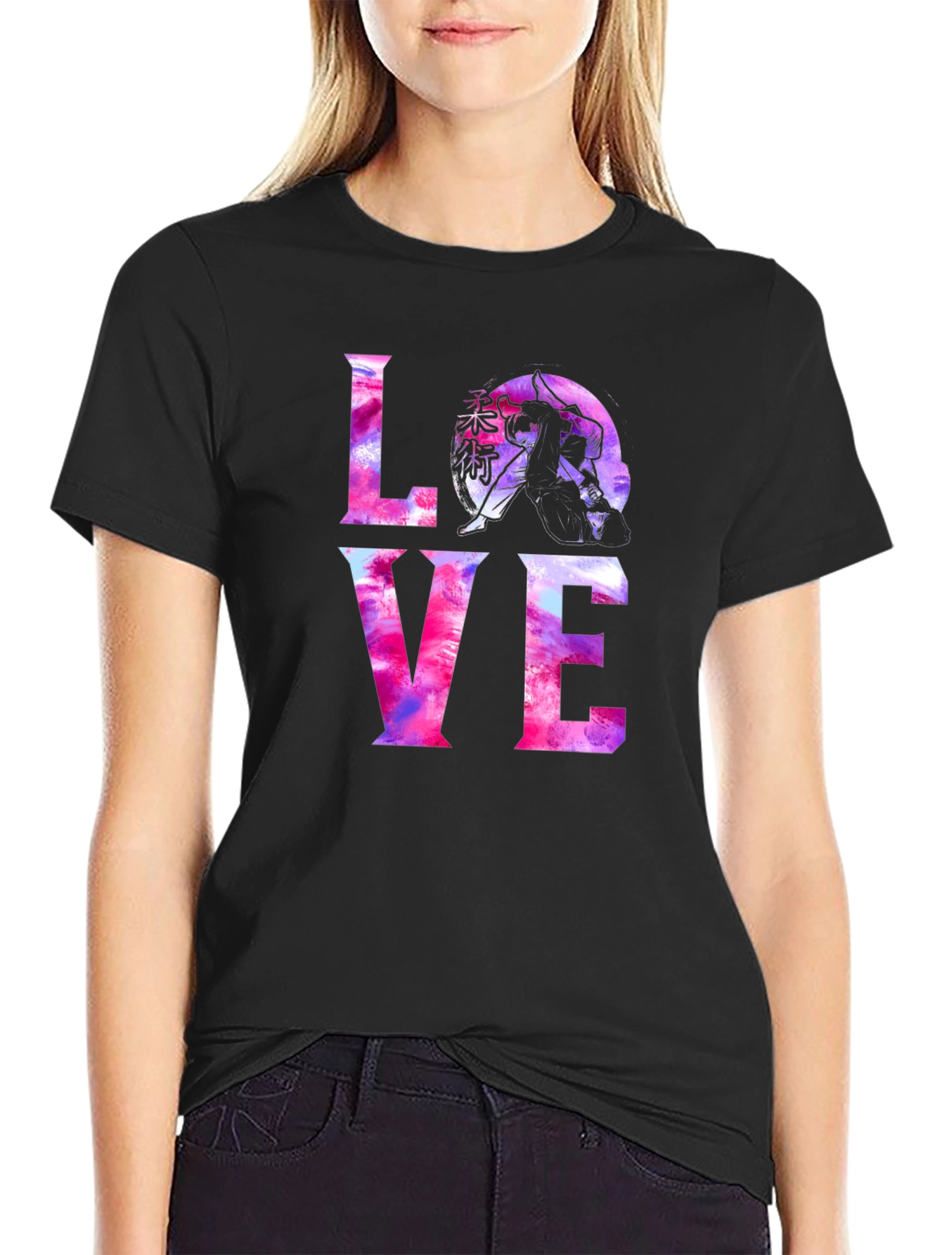 Love Jiu Jitsu Graphic Tee - Black