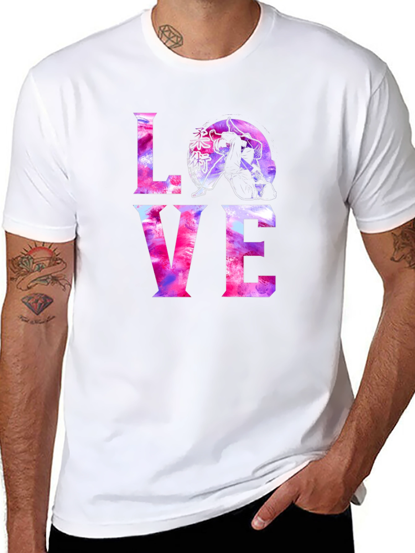 Love Jiu Jitsu Graphic Tee - Black