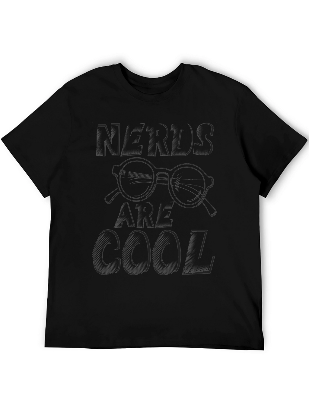 Nerds Are Cool Black T-Shirt