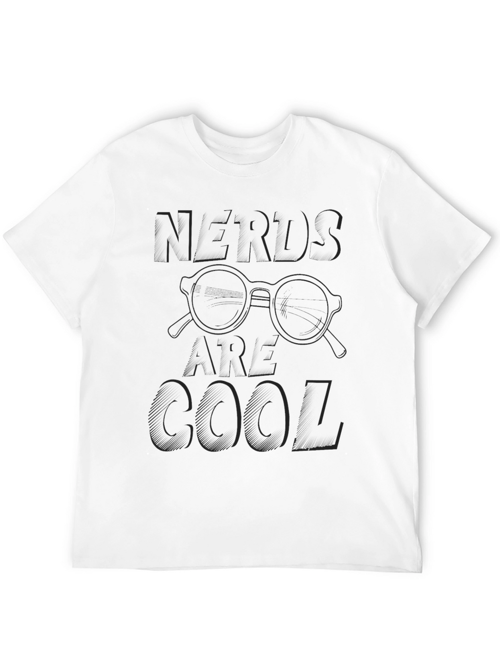 Nerds Are Cool Black T-Shirt
