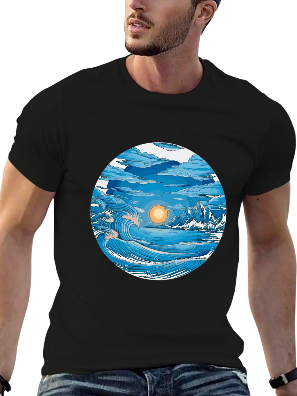 Ocean View Graphic T-Shirt